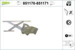 VALEO Mecanism actionare geam VALEO 851170 (851170)