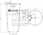 Febi Bilstein Burduf, suspensie pneumatica FEBI BILSTEIN 35494 (35494)