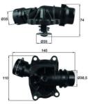 MAHLE Termostat, lichid racire MAHLE TI 233 88 (TI 233 88)
