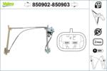 VALEO Mecanism actionare geam VALEO 850902 (850902) - fixbox