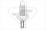 Hutchinson Kit protectie praf, amortizor Hutchinson KP096 (KP096)