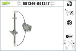 VALEO Mecanism actionare geam VALEO 851246 (851246)