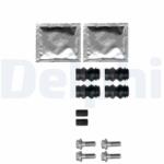 DELPHI Set accesorii, placute frana DELPHI LX0358 (LX0358)
