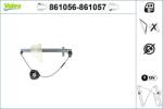 VALEO Mecanism actionare geam VALEO 861057 (861057)