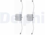 DELPHI Set accesorii, placute frana DELPHI LX0395 (LX0395)