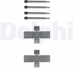 DELPHI Set accesorii, placute frana DELPHI LX0006 (LX0006)