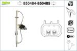 VALEO Mecanism actionare geam VALEO 850484 (850484)