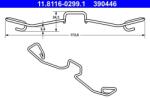 ATE Arc, etrier frana ATE 11.8116-0299.1 (11.8116-0299.1)