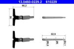 ATE Set accesorii, placute frana ATE 13.0460-0229.2 (13.0460-0229.2)