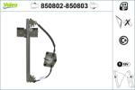 VALEO Mecanism actionare geam VALEO 850802 (850802) - fixbox
