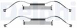 DELPHI Set accesorii, placute frana DELPHI LX0440 (LX0440)