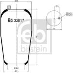 Febi Bilstein Burduf, suspensie pneumatica FEBI BILSTEIN 32817 (32817)