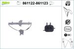VALEO Mecanism actionare geam VALEO 861123 (861123)