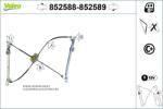 VALEO Mecanism actionare geam VALEO 852588 (852588)