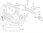 Original Vw Group Capac carlig remorcare ORIGINAL VW GROUP 4F0 807 441 GRU (4F0 807 441 GRU)