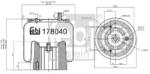 Febi Bilstein Burduf, suspensie pneumatica FEBI BILSTEIN 178040 (178040)