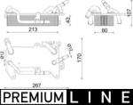 MAHLE Radiator racire ulei, cutie de viteze automata MAHLE CLC 284 000P (CLC 284 000P)