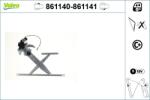 VALEO Mecanism actionare geam VALEO 861141 (861141) - fixbox
