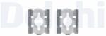 DELPHI Set accesorii, placute frana DELPHI LX0328 (LX0328)