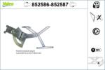 VALEO Mecanism actionare geam VALEO 852586 (852586)