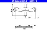 ATE Set accesorii, placute frana ATE 13.0460-0518.2 (13.0460-0518.2)