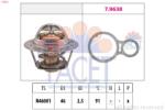 FACET Termostat, lichid racire FACET 7.8524 (7.8524)