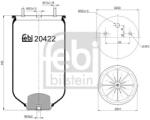 Febi Bilstein Burduf, suspensie pneumatica FEBI BILSTEIN 20422 (20422)