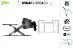 VALEO Mecanism actionare geam VALEO 850402 (850402)
