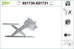VALEO Mecanism actionare geam VALEO 851730 (851730)