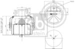 Febi Bilstein Burduf, suspensie pneumatica FEBI BILSTEIN 104536 (104536)