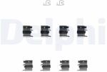 DELPHI Set accesorii, placute frana DELPHI LX0366 (LX0366)