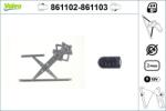 VALEO Mecanism actionare geam VALEO 861103 (861103)