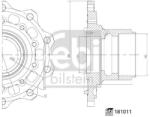 Febi Bilstein Butuc roata FEBI BILSTEIN 181011 (181011)