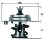 MAHLE Termostat, lichid racire MAHLE TX 7 83D (TX 7 83D)