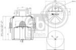 Febi Bilstein Burduf, suspensie pneumatica FEBI BILSTEIN 104537 (104537)