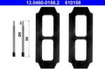 ATE Set accesorii, placute frana ATE 13.0460-0158.2 (13.0460-0158.2)