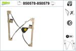 VALEO Mecanism actionare geam VALEO 850578 (850578)