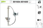 VALEO Mecanism actionare geam VALEO 851654 (851654)