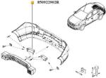 Original Renault Amortizor soc, bara protectie ORIGINAL RENAULT 850922902R (850922902R)