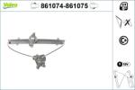 VALEO Mecanism actionare geam VALEO 861074 (861074) - fixbox