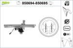 VALEO Mecanism actionare geam VALEO 850694 (850694)