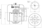 Febi Bilstein Burduf, suspensie pneumatica FEBI BILSTEIN 39152 (39152)
