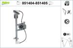 VALEO Mecanism actionare geam VALEO 851404 (851404)