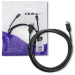 Qoltec 52352 USB kábel 2, 5 M USB 3.2 Gen 1 (3.1 Gen 1) USB C Fekete (52352)