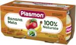 PLASMON Плодово пюре Plasmon - С банан и ябълка, 6м+, 2 х 80 g (0911) - ozone
