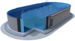 Mountfield Ibiza Antracit ovális prémium acélfalú medence, 525x320x120cm () (3EXB0622)