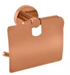 RAV Colorado szálcsiszolt bronz Fürdőszobai kiegészítő WC-papírtartó fedéllel (COA0400ZRK)