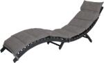  Autronic Kerti napozóágy Aqualo, összecsukható, alumínium, szürke (AZL-L1301 GREY)