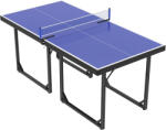 HomCom Masa de Ping Pong Pliabila, Multifuncitonala, cu Plasa din Otel si MDF, 182x91x76cm - Albastru HOMCOM | Aosom Romania (A90-130)