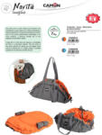 Camon CA605/A 3 az 1-ben Smart Travel Carrier Bed (hordtáska, fekhely, párna) 7 kg-ig Szürke/narancs